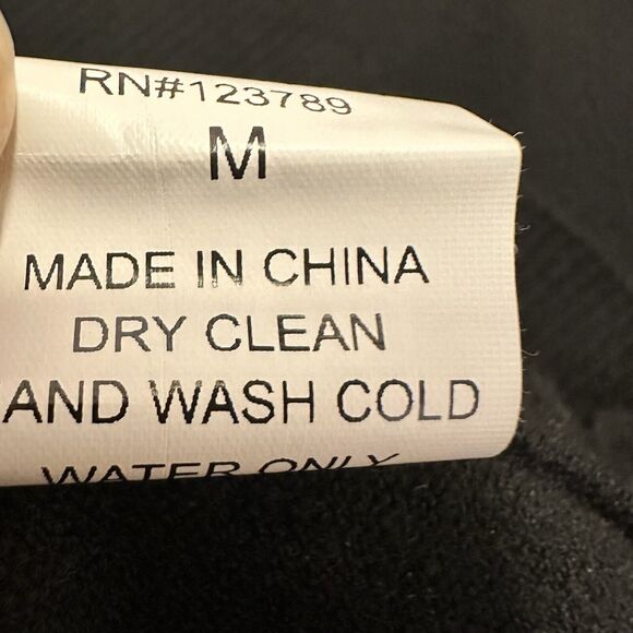 Karlie Women M Sweater Dress Midi Cashmere Blend Mock Neck Long Sleeve Black - Picture 9 of 12